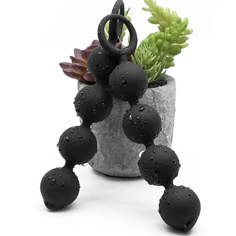 Farruz Black Ball 4 Boğumlu Vajina ve Anal Topu