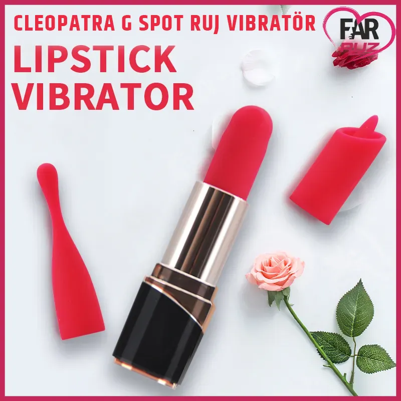 Cleopatra g spot ruj vibrator klitoris stimulatoru