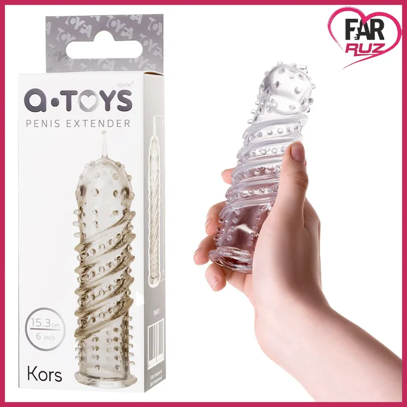 Toys kors 15 cm tpr seffaf penis kilifi