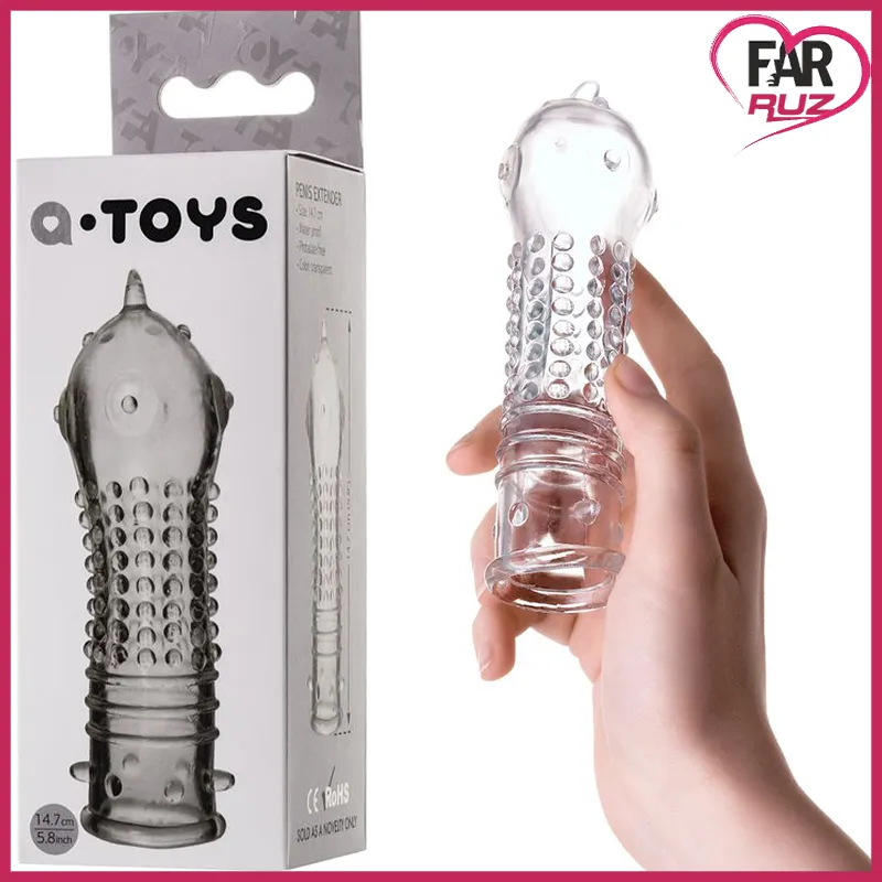 Toys moll 15 cm tpr seffaf penis kilifi